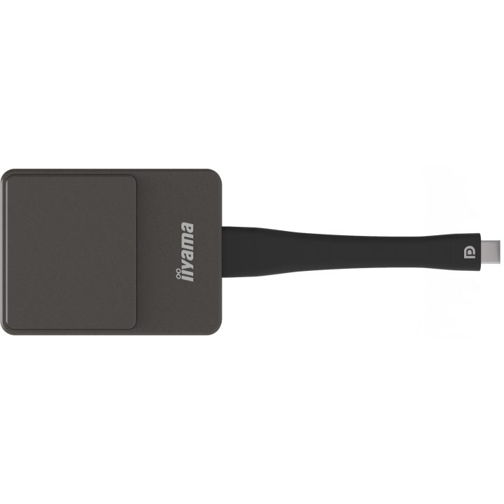 iiyama WP D002C Smart TV USB 4K Ultra HD Adapter Black, Silver