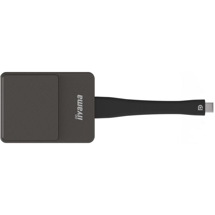 iiyama WP D002C Smart TV USB 4K Ultra HD Adapter Black, Silver