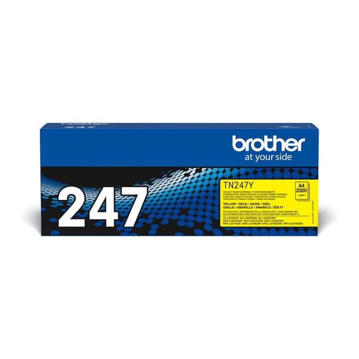 Brother TN-247Y cartucho de toner 1 peça(s) Original Amarelo