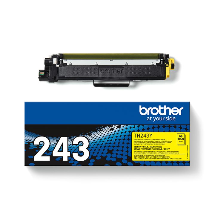 Brother TN-243Y cartucho de tóner 1 peça(s) Original Amarelo