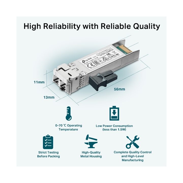 TP-Link Omada SM5110-SR Fiber Optic Transceiver Module 10000 Mbit/s…