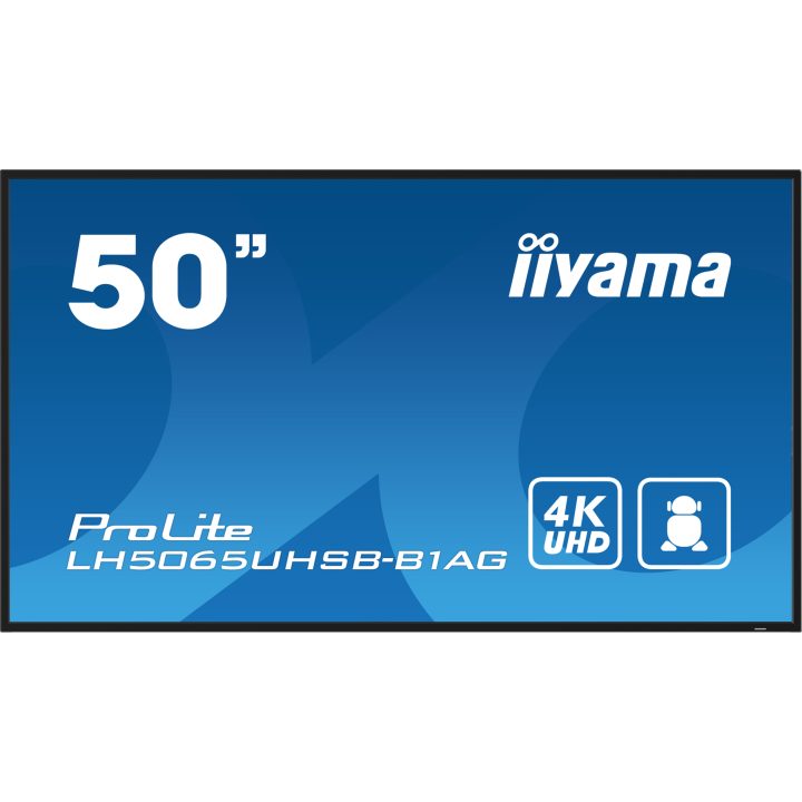 iiyama LH5065UHSB-B1AG Signage Display Flat Panel for Digital Signage…