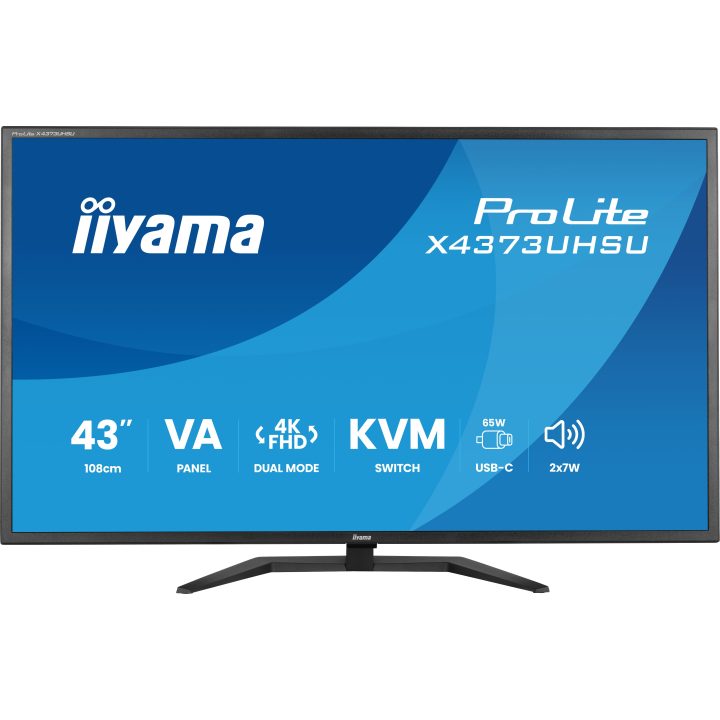 iiyama ProLite X4373UHSU-B2 PC Monitor 42.5" 3840 x 2160 Pixels 4K…
