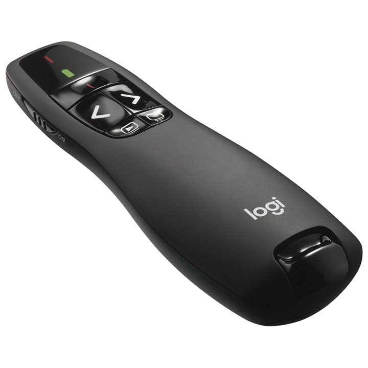 Logitech R400 apontador sem fios RF Preto