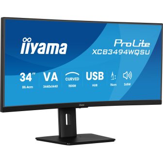 iiyama ProLite XCB3494WQSU-B1 34" UWQHD 120 Hz Curved VA