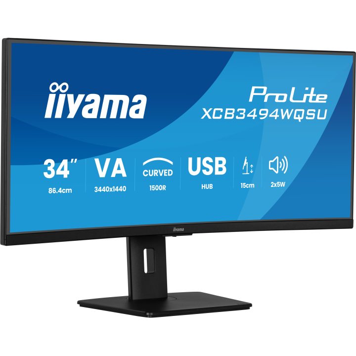 iiyama ProLite XCB3494WQSU-B1 34" UWQHD 120 Hz VA curvo