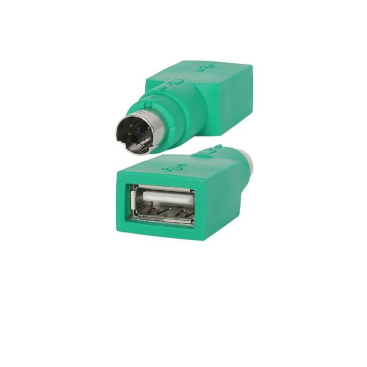 StarTech.com Replacement USB to PS2 Mouse Adapter Green