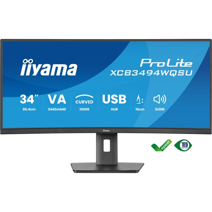 iiyama ProLite XCB3494WQSU-B1 34" UWQHD 120 Hz Curved VA
