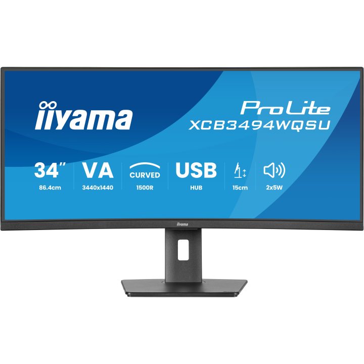 iiyama ProLite XCB3494WQSU-B1 34" UWQHD 120 Hz VA curvo