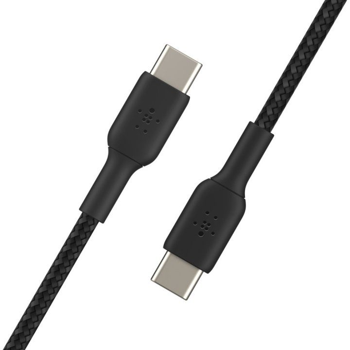 Cabo USB-C Belkin 1m-macho-macho-negro (CAB004BT1MBK)