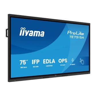 iiyama TE7515A-B2AG pantalla de señalización Diseño de quiosco 75"…