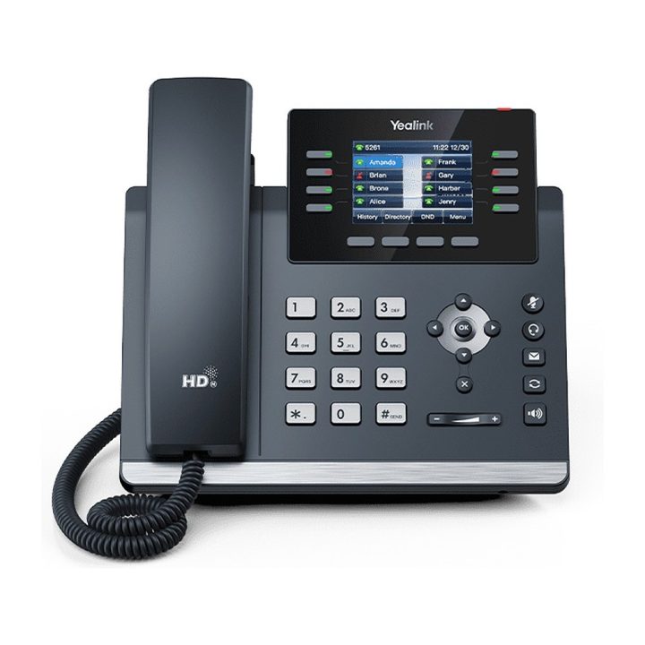 Yealink SIP-T44U Telefone IP Cinzento 8 linhas LCD Wi-Fi