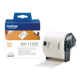 Brother DK-11202 Label Printer Tape Black on White