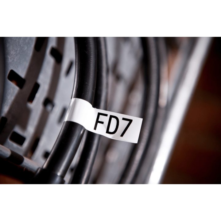Brother TZE-FX251 cinta para impresora de etiquetas Negro sobre blanco
