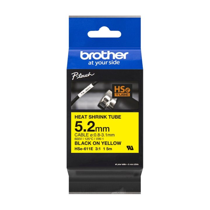 Brother HSE-611E Label Printer Tape