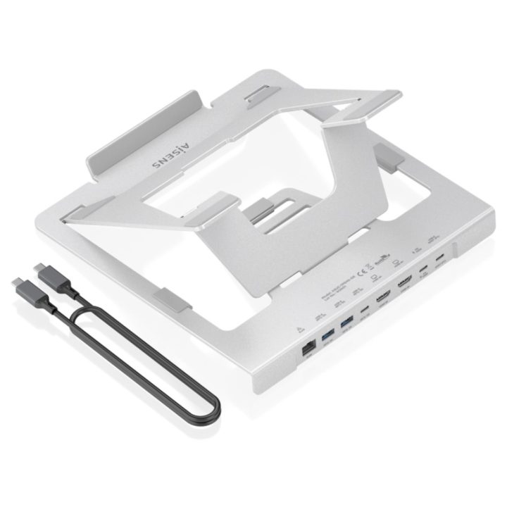 AISENS Suporte de Mesa Ajustável para Portátil / Tablet com Docking…