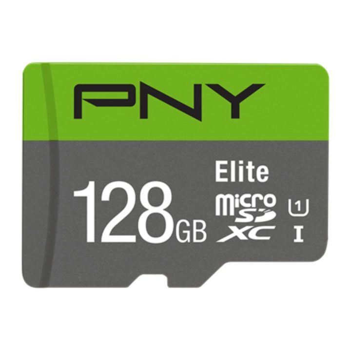 PNY Elite 128GB Class 10 UHS-I U1 Micro SD Memory Card…