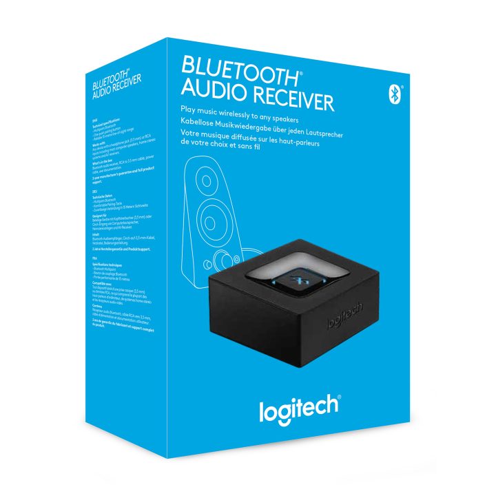 Logitech 980-000912 recetor de áudio Bluetooth 15 m Preto