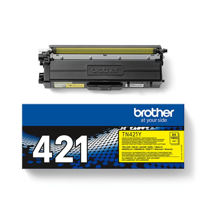 Brother TN-421Y toner cartridge 1 piece(s) Original Yellow