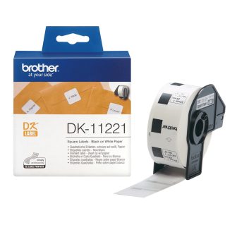 Brother DK-11221 Label Printer Tape Black on White