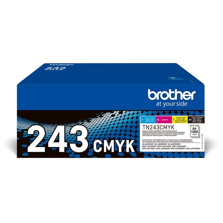 Brother TN-243CMYK Toner Cartridge 1 piece(s) Original Black, Cyan…
