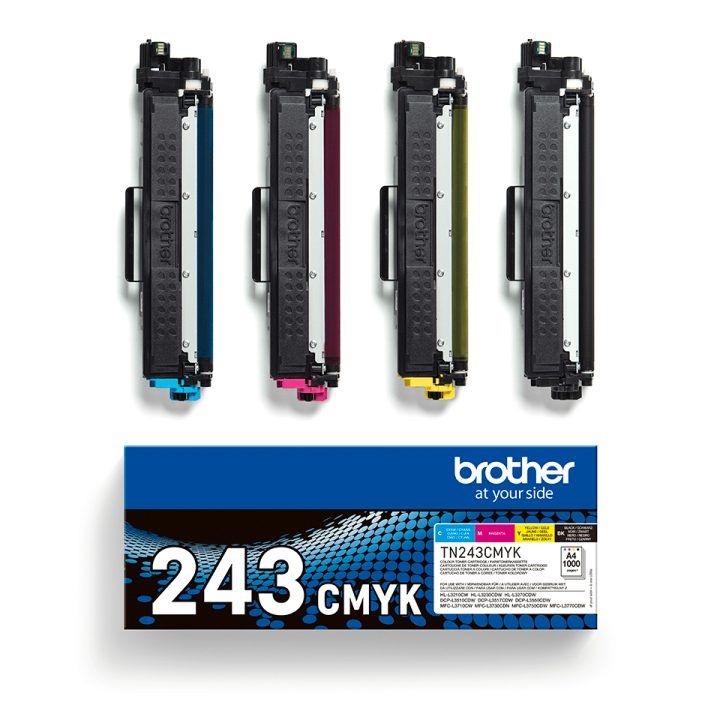Brother TN-243CMYK cartucho de toner 1 peça(s) Original Preto, Ciano…