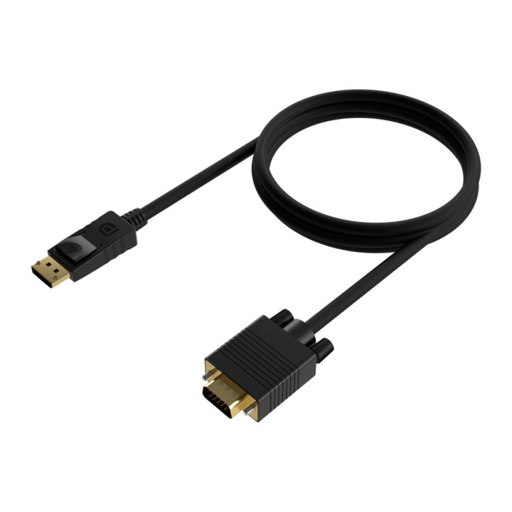 AISENS Cabo Conversor DISPLAYPORT para VGA, DP/M-VGA/M, Preto, 1.0M