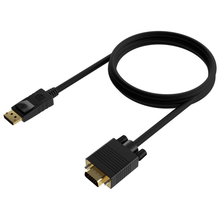 AISENS Cabo Conversor DISPLAYPORT para VGA, DP/M-VGA/M, Preto, 1.0M