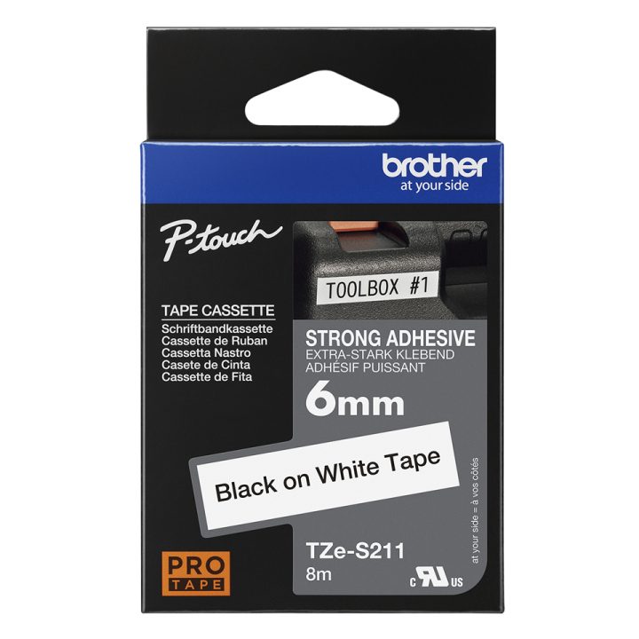 Brother TZE-S211 cinta para impresora de etiquetas TZ