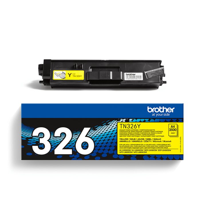 Brother TN-326Y cartucho de tóner 1 unidade(s) Original Amarelo