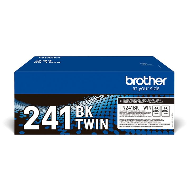 Brother TN-241BKTWIN cartucho de toner 2 peça(s) Original Preto
