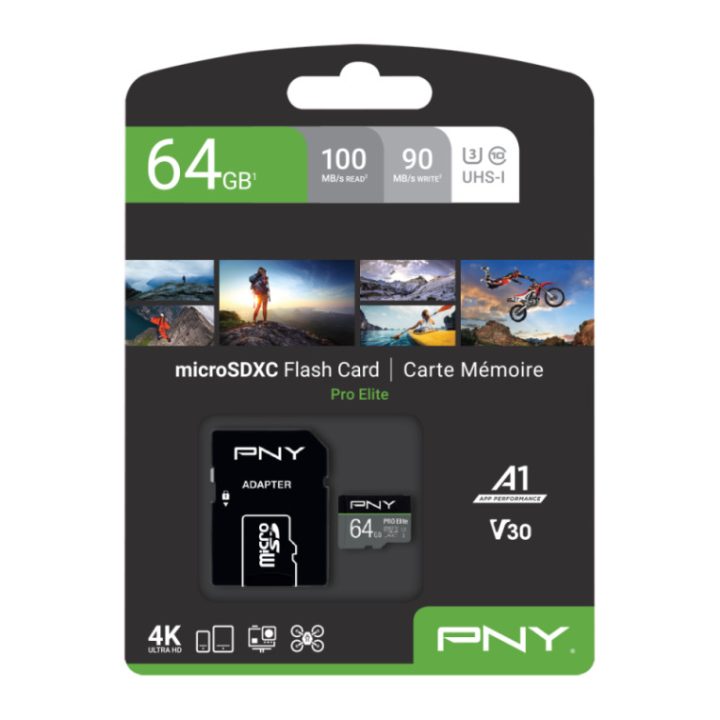 Tarjeta memoria micro SD Pny 64GB elite UHS-i C10 microSDXC…