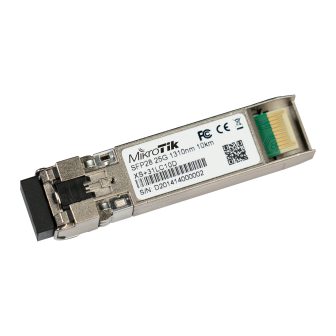 Mikrotik XS+31LC10D módulo transceptor de fibra óptica 25000 Mbit/s…