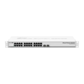 MikroTik CSS326-24G-2S+RM Switch de Red Gestionado, 24x Ethernet…