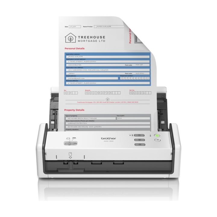 Brother ADS-1300 Scanner Scanner com alimentador automático de…