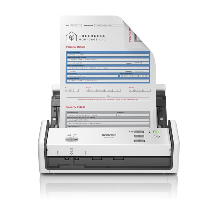 Brother ADS-1300 Scanner Scanner com alimentador automático de…