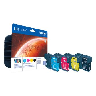 Brother LC1100HYVALBP ink cartridge 4 piece(s) Original High yield…