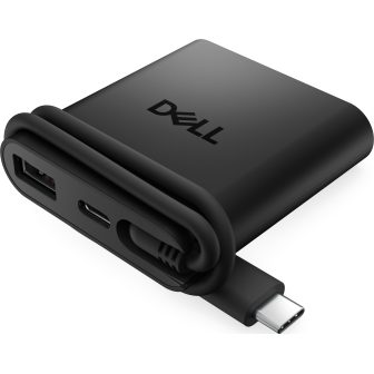 DELL DA225 Alámbrico USB 3.2 Gen 1 (3.1 Gen 1) Type-C Negro