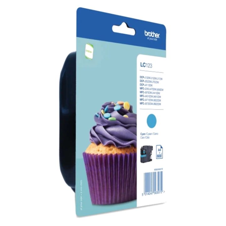 Brother LC123CBP cartucho de tinta 1 pieza(s) Original Cian