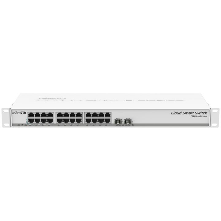 Mikrotik CSS326-24G-2S+RM Managed Gigabit Ethernet (10/100/1000)…