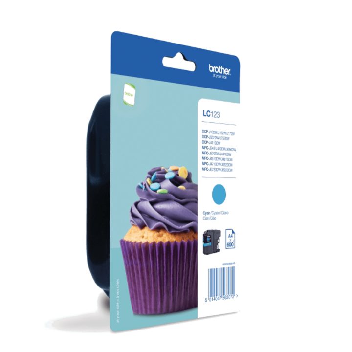 Brother LC123CBP ink cartridge 1 piece(s) Original Cyan