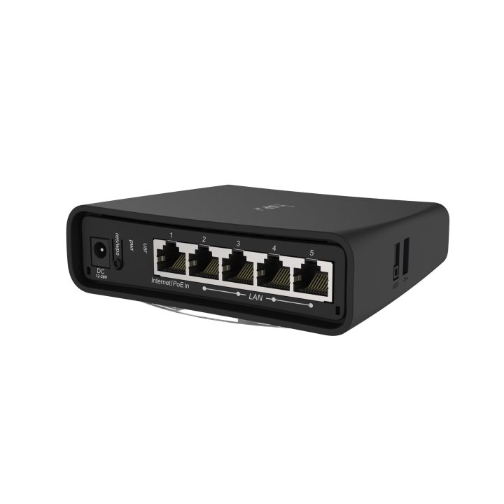 MikroTik hAP ac² Black Power over Ethernet (PoE) (RBD52G-5HACD2HND-TC)