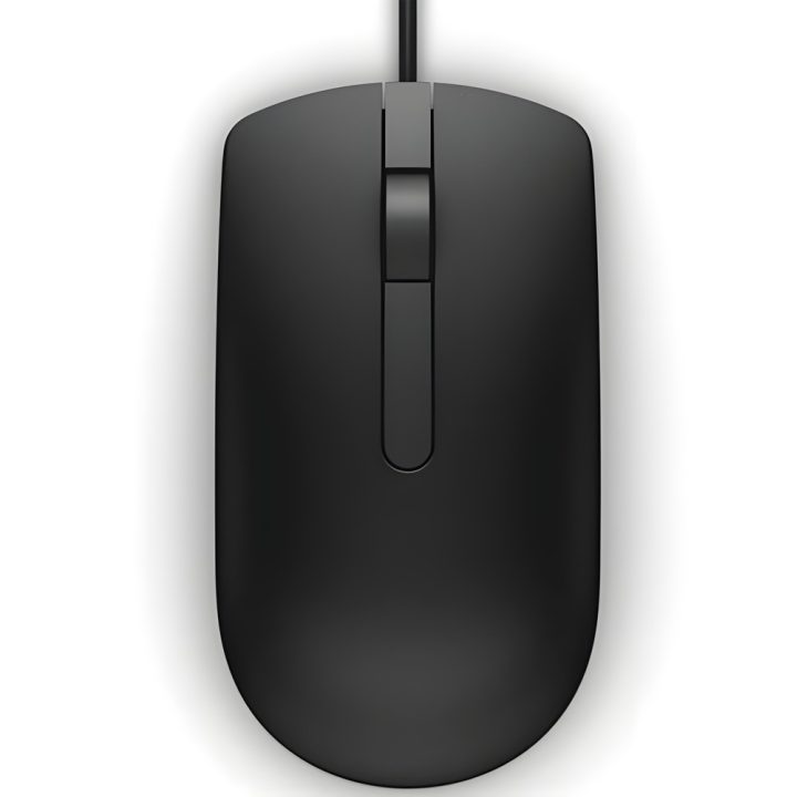 DELL MS116 ratón Oficina Ambidextro USB tipo A Óptico 1000 DPI