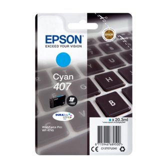 Tinta ciano Epson 407L DURABrite Ultra