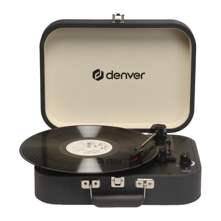 Denver VPL-130DGR Turntable Direct Drive Turntable Black…