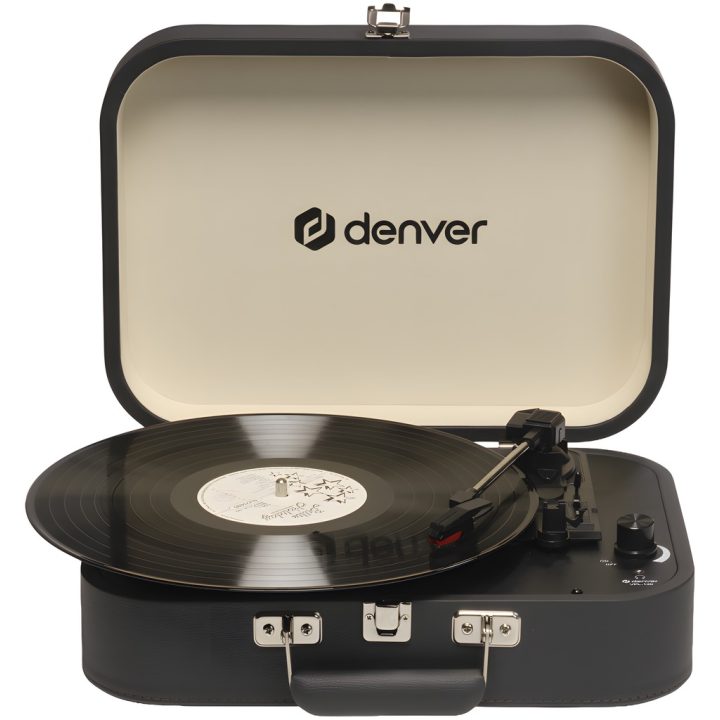 Denver VPL-130DGR Turntable Direct Drive Turntable Black…