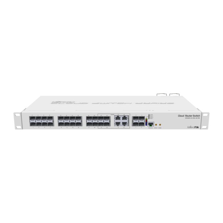 Mikrotik CRS328-4C-20S-4S+RM switch Gerido L2/L3 1U Branco