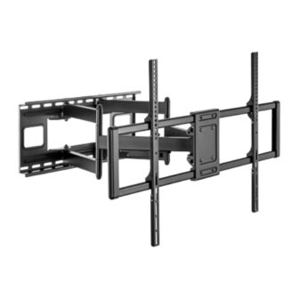 Gembird WM-120ST-01 soporte para TV 3,05 m (120") Negro