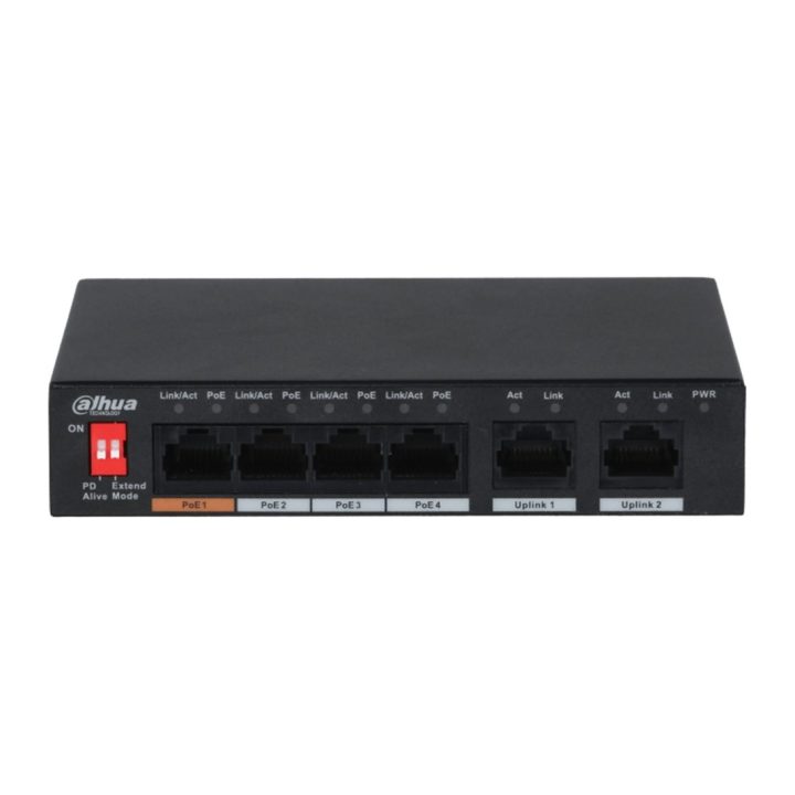 Dahua Technology PFS3006-4ET-60 Unmanaged L2 Fast Ethernet (10/100)…
