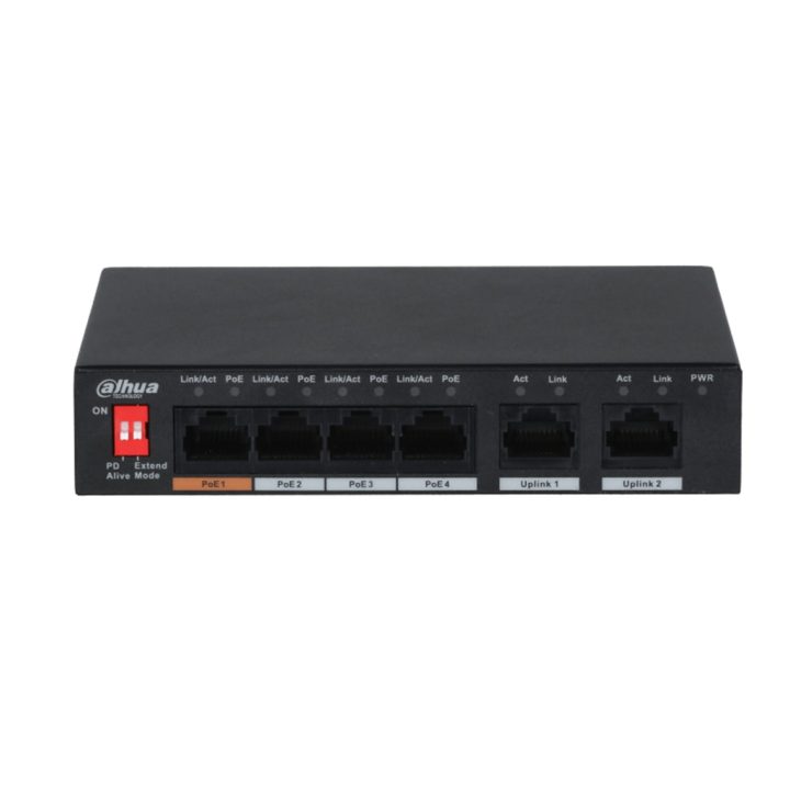 Dahua Technology PFS3006-4ET-60 Não gerido L2 Fast Ethernet (10/100)…